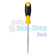 Крестовая отвертка Deli DL635150 PH1x150мм Материал: CR-V. Двухкомпонентная ручка. Хромированная.