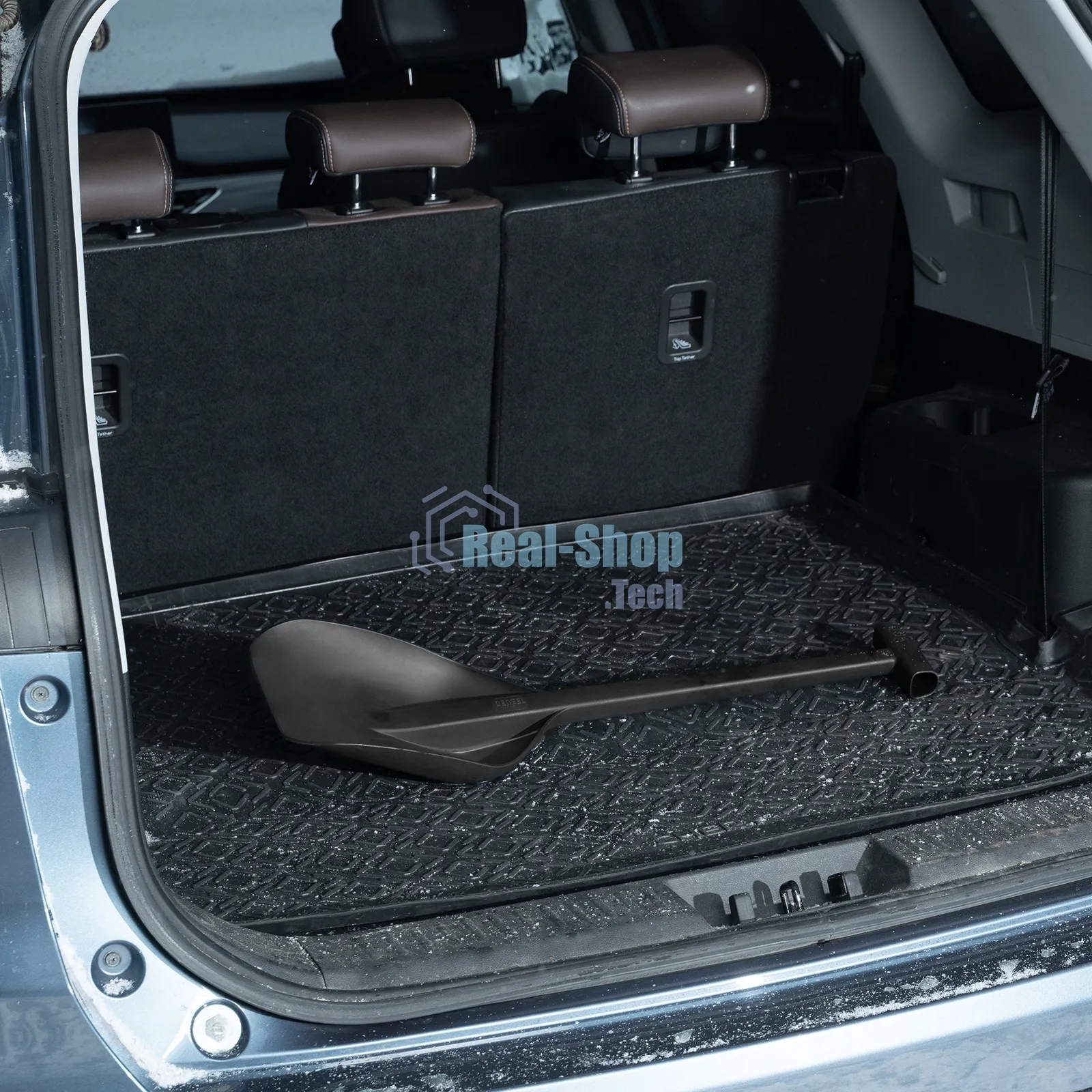 Лопата автомобильная Denzel 230х290х690мм, сверхпрочный полиамид