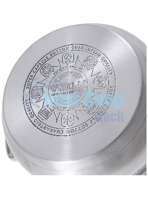 Набор посуды Kelli KL-4209 6 пред. Кастрюля с жаропрочной стекл. крышкой 2.1 л. Кастрюля с жаропрочной стекл. крышкой 3 л. Кастрюля с жаропрочной стекл. крышкой 4 л. Высококачественная нерж. сталь 18/10. 5-ти слойное капсульное дно.