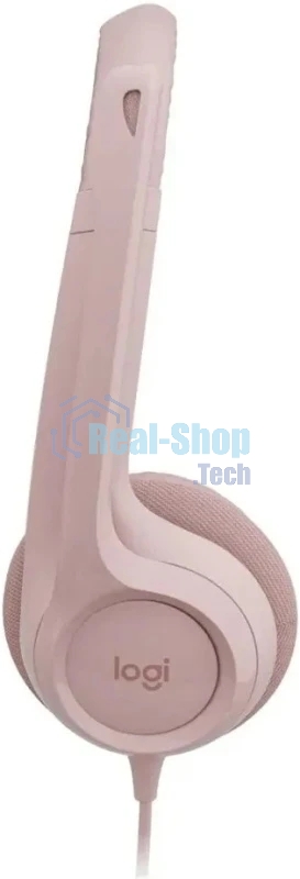 Гарнитура Logitech Stereo Headset H390 розовый, проводная, USB, регулятор громкости, шумоподавление микрофона