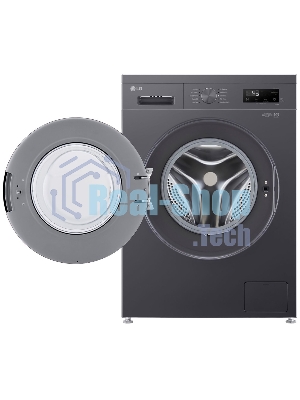 Стиральная машина LG F2Y1TYP6J графит, загрузка фронтальная 8 кг, 1200 об/мин, класс A