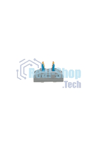Клемма Rexant СМК 222-424 проходная 4 полюса (0,08-4мм²), серая (25 шт/уп)