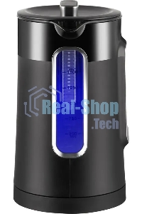 Чайник электрический Redmond KG225 1.5 л, 2200 Вт, черный