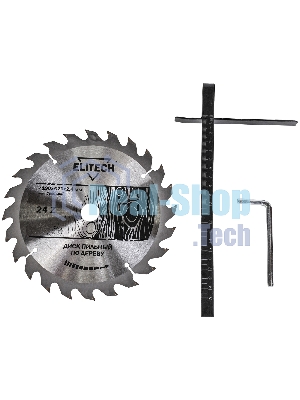 Циркулярная пила (дисковая) Elitech ПД 190 1300Вт (настольная)