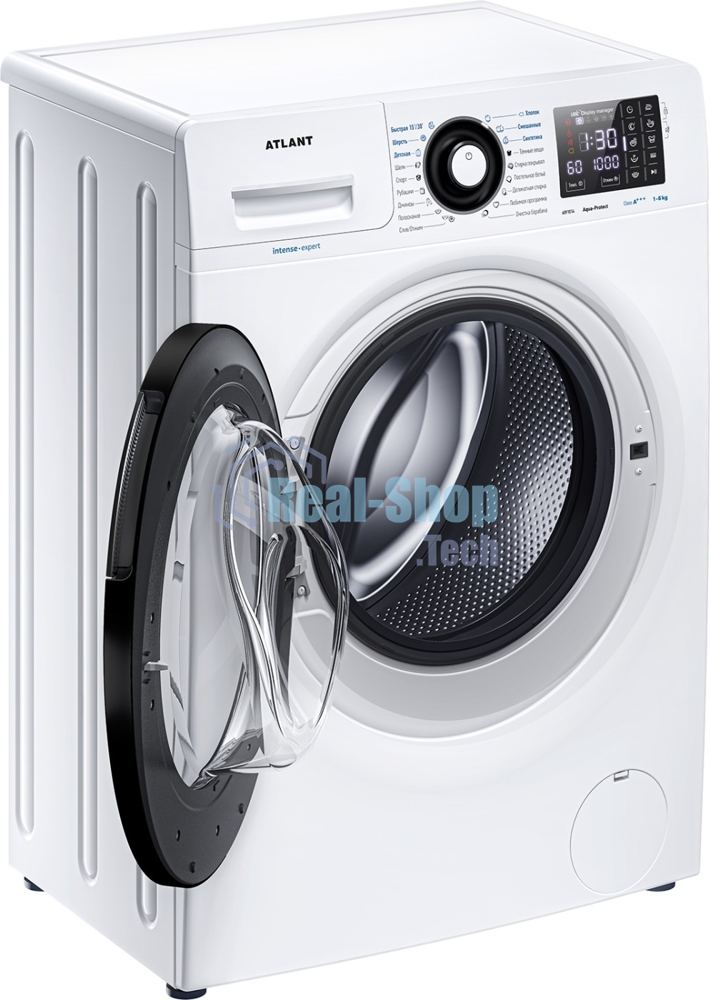 Стиральная машина Атлант СМА 60У1014-02 белая, загрузка фронтальная 6кг, 1000 об/мин., класс: A