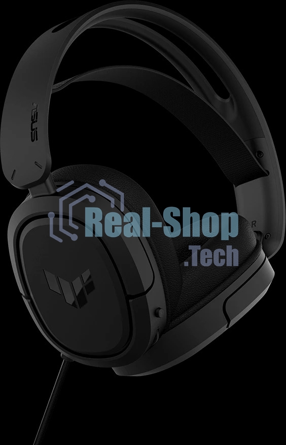 Игровые наушники ASUS TUF Gaming H1 WL черные (2.4 ГГц, 7.1 виртуально, 40мм, неодимовые магниты, 32 Ом, 20~20000 Гц, микрофон, USB-C, PC, Mac, PS4, Nintendo Switch, Xbox One, 90YH0391-B3UA00)