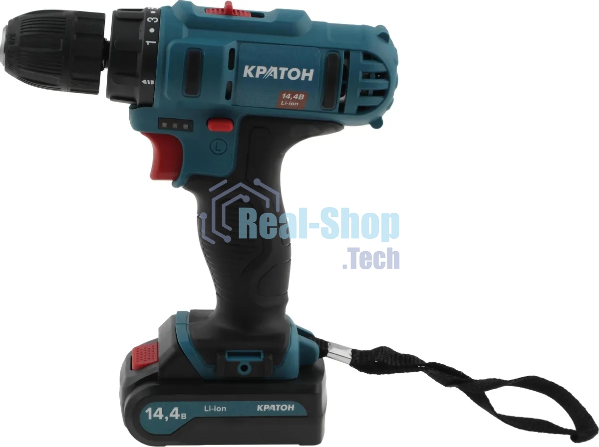 Дрель-шуруповерт аккумуляторная Кратон CD-14,4-Li-1,5
