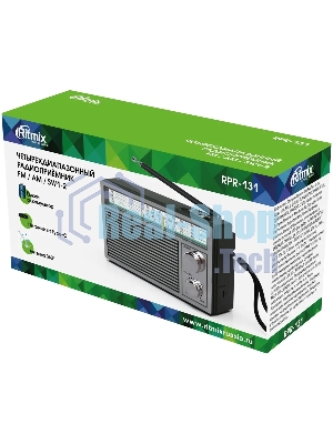 Радиоприемник RITMIX RPR-131, черный