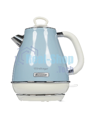Чайник электрический Ariete Vintage 2869/05 2000 Вт, 1.7 л, голубой