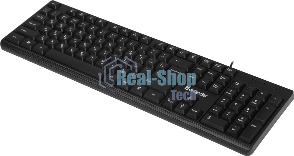 Комплект клавиатура+мышь Defender Line C-511 проводной, USB, 1000 DPI, чёрный