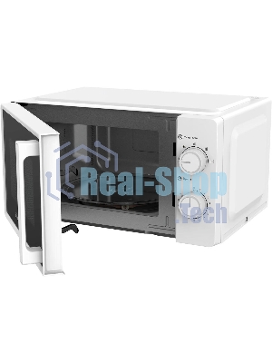 Микроволновая печь OASIS MW-70RW белый, 20 л, 700 Вт, переключатели — поворотный механизм