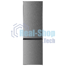 Холодильник Kraft KF-NF292X нержавеющая сталь двухкамерный 201/64л морозилка снизу