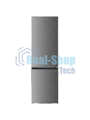 Холодильник Kraft KF-NF292X нержавеющая сталь двухкамерный 201/64л морозилка снизу