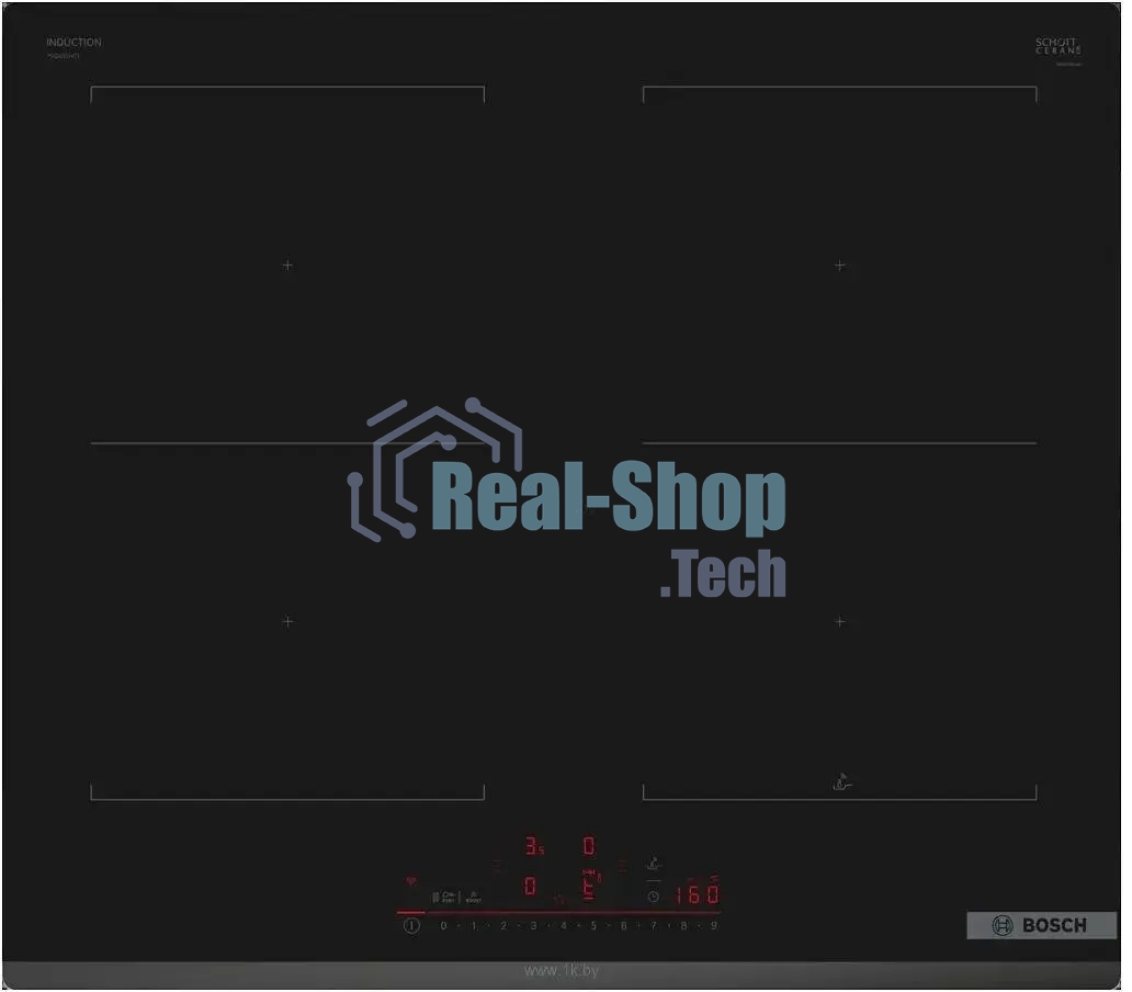 Индукционная варочная панель Bosch PVQ631HC1E черный