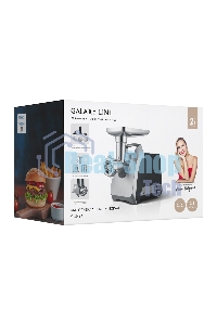 Мясорубка электрическая GALAXY LINE GL 2423 черная, 2200 Вт, 2,6 кг/мин, функция 