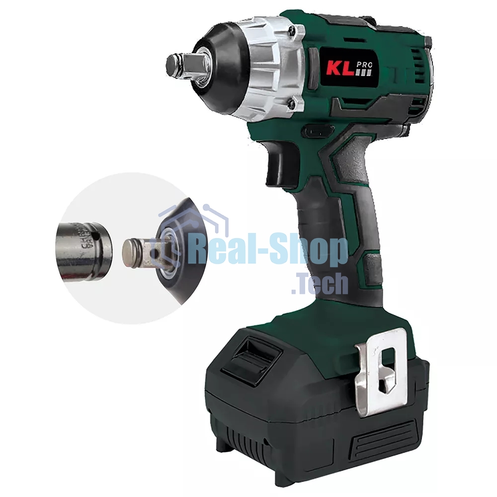 Профессиональный гайковерт ударный бесщеточный аккумуляторный KLPRO KLSS18B-50 (18 В/5 А·ч)