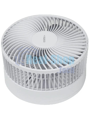 Вентилятор Centek CT-5042 белый, настольный, 12 Вт, 4 скорости, 19 см