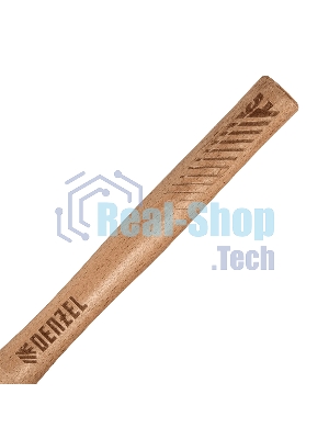 Молоток слесарный Denzel 400 г, кованый квадратный боек, буковая рукоятка