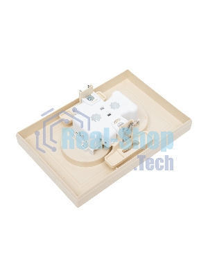 Розетка 2-м СП AtlasDesign 16А IP20 без заземл. защ. шторки в сборе беж. SE ATN000222