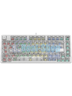 Клавиатура A4Tech Bloody MS76 проводная, USB Type-A, белый
