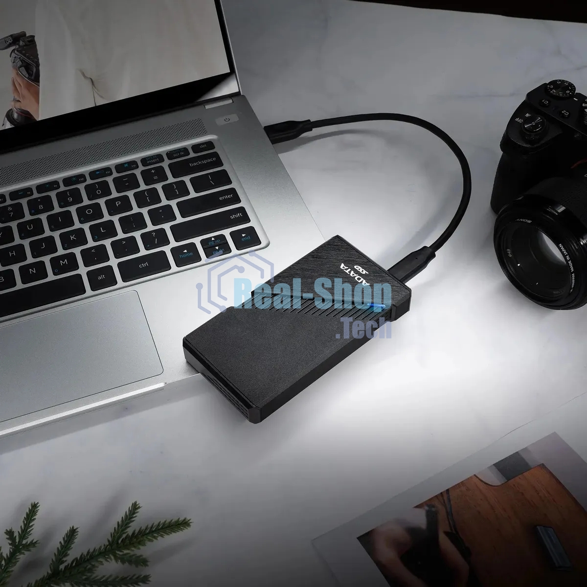 Внешний SSD ADATA USB-C 1Tb EXT. черный SE920-1TCBK