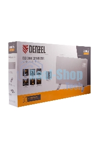 Конвектор Denzel OptiPrime-2000 белый, 2000 Вт, 25 м2, термостат, дисплей, WiFi