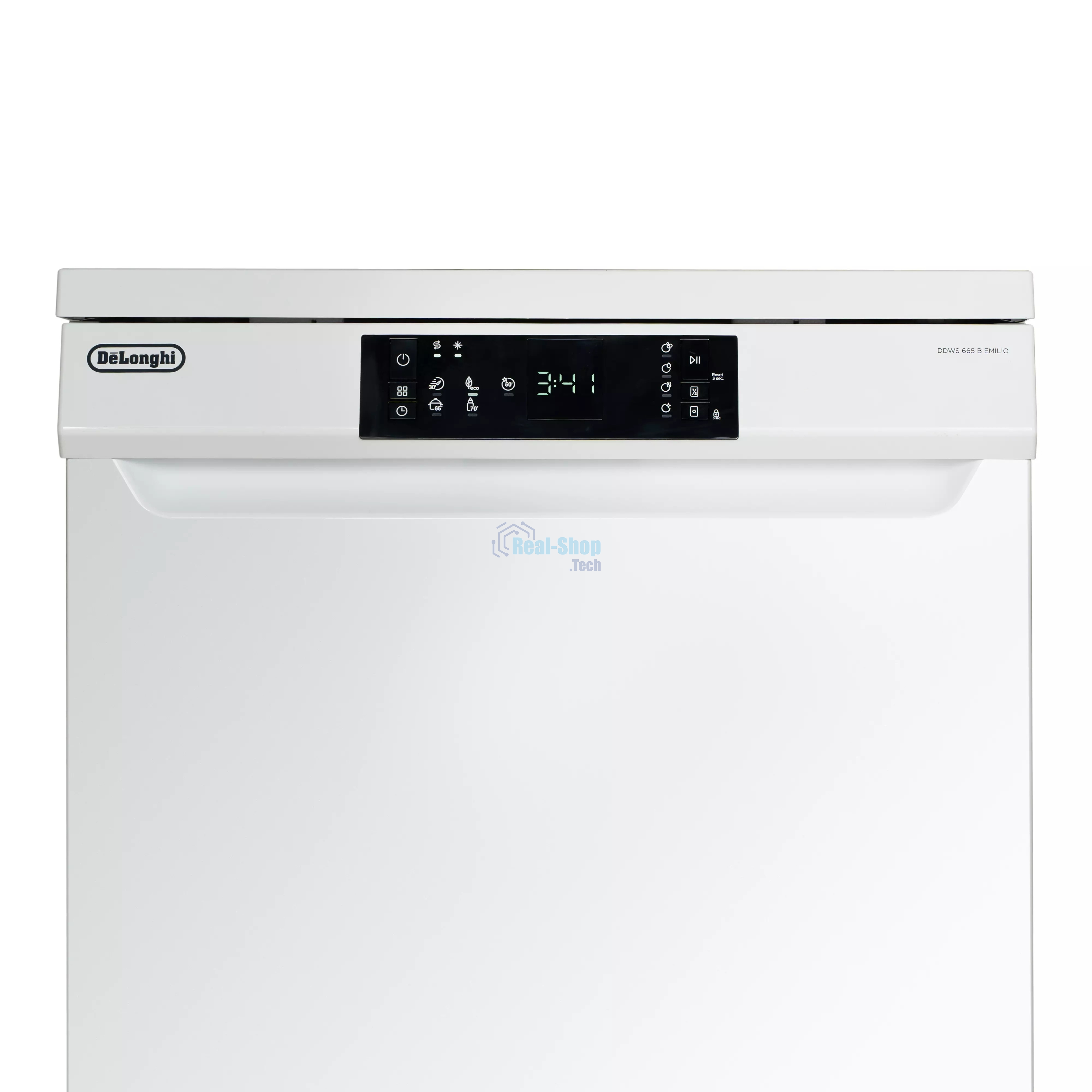 Посудомоечная машина DeLonghi DDWS 665 B Emilio, белая, 59.8 см, 13 компл., 52 дБ, класс A++