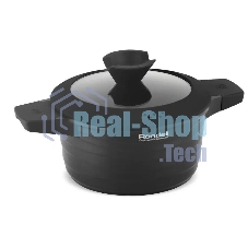 Кастрюля Rondell Walzer RDA-766, 4.7 л, 24 см, с крышкой, черный