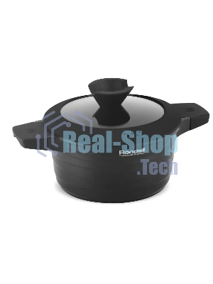 Кастрюля Rondell Walzer RDA-766, 4.7 л, 24 см, с крышкой, черный