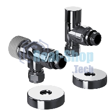 Набор термостатический осевой Royal Thermo Design Pro 15мм М30х1,5 (Хром)