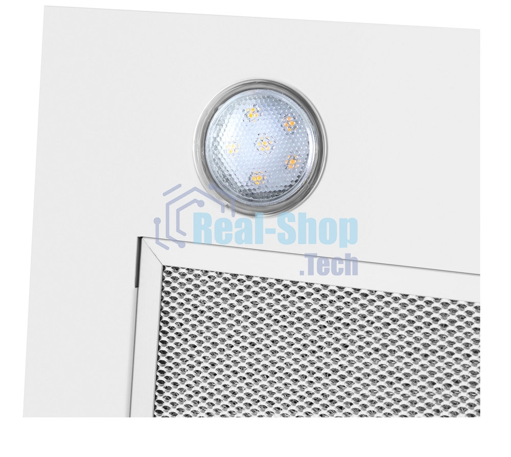 Вытяжка встраиваемая Maunfeld Crosby Singl 60 белый, 60 см, 850 куб. м/ч, 48 дБ