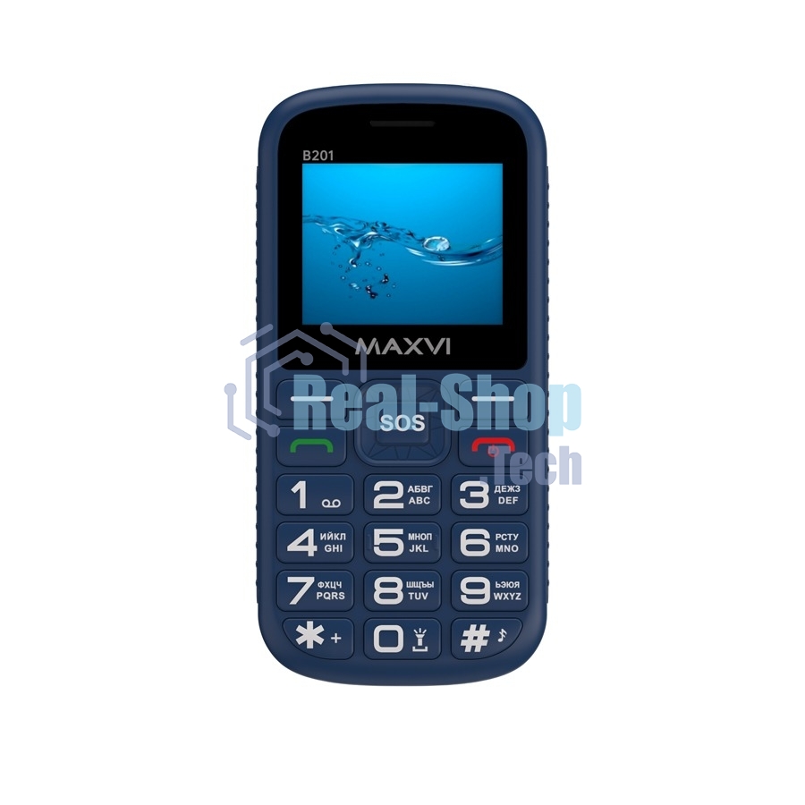 Мобильный телефон Maxvi B201 синий