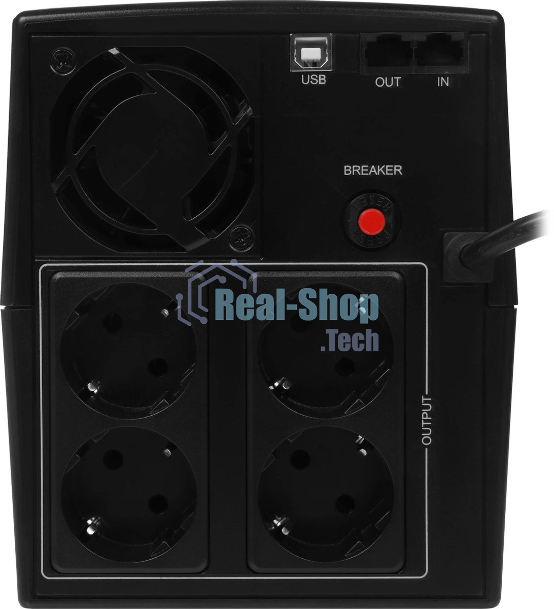 Источник бесперебойного питания Ippon Back Basic 1500 Euro 900Вт 1500ВА черный