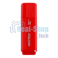 Флешка USB Smartbuy Флешка USB Smartbuy 32 Gb Smartbuy Dock Red (SB32 GbDK-R)