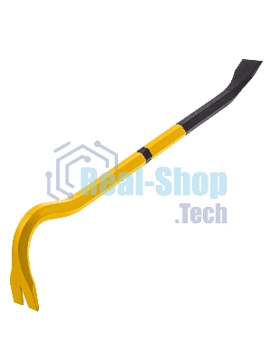 Лом-гвоздодер Denzel 450 мм, шестигранный 16 мм, окрашенный, сталь 65