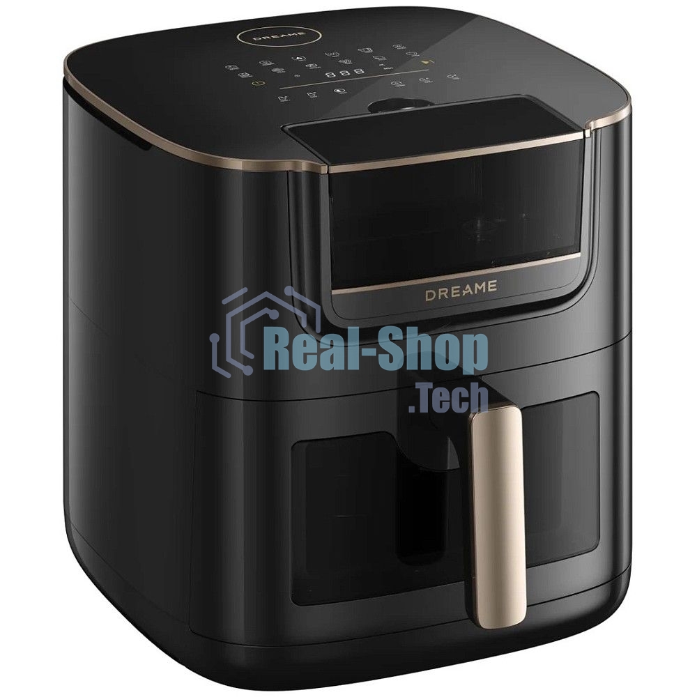 Аэрогриль Dreame Tasti Airfryer AF30 черный, 2300 Вт, 7 л, сенсор, 12 программ