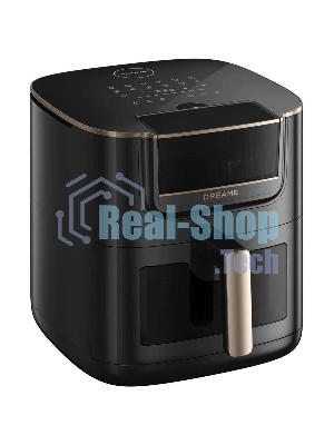 Аэрогриль Dreame Tasti Airfryer AF30 черный, 2300 Вт, 7 л, сенсор, 12 программ