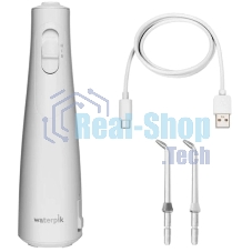 Ирригатор Waterpik WF-21 белый, от аккумулятора, 210 мл, 2 режима