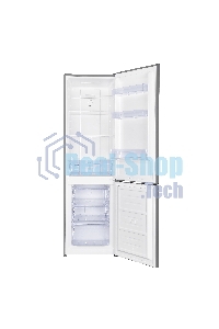 Холодильник Kraft KF-NF293D графит двухкамерный 201/61л морозилка снизу