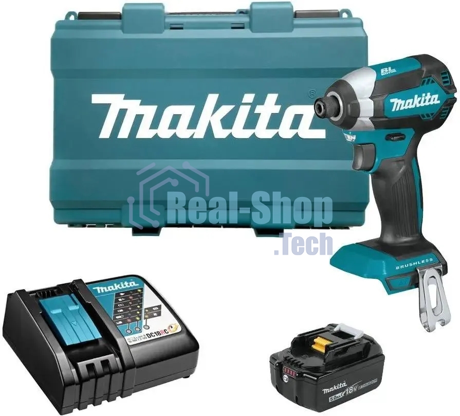 Шуруповерт Makita DTD153RT, Аккумуляторная, 18В, Ударный, Кейс