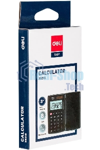 Калькулятор карманный Deli E39219 серый 8-разр.