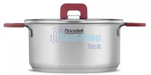 Набор 8 предметов Rondell RDS-1662, Кастрюли с/кр 20 см (3,0 л), 24 см (5,6 л), ковш с/кр 16 см (1,4 л), сотейник б/кр 2