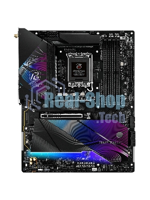 Материнская плата ASRock Z890 Riptide WiFi, LGA 1851, Intel Z890, 4xDDR5, 4xSATA, 5xM.2, 1xPCIe 5.0 x16, 1xPCIe 4.0 x16, 1xPCIe x1, 2xUSB-C Thunderbolt 4, 4xUSB-A 3.2 Gen 1, 1xUSB-A 3.2 Gen 2, 1xHDMI, 1x2.5Gb LAN, 4x3.5 мм, 7.1, ATX