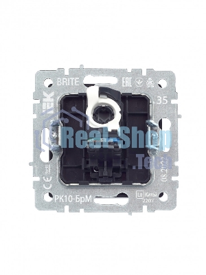 Розетка компьютерная IEK BRITE РК10-БрМ RJ45 кат.5E маренго