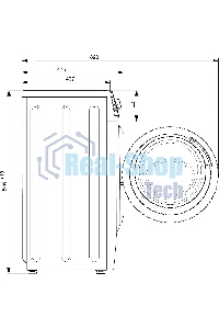 Стиральная машина Atlant СМА-60У1210-00 белый, загрузка фронтальная 6 кг, 1000 об/мин, класс: А++