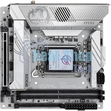 Материнская плата MSI MPG Z890I EDGE TI WIFI, LGA 1851, Intel Z890, 2xDDR5, 2xSATA, 4xM.2, 1xPCIe 5.0 x16, 1xHDMI, 2xThunderbolt 4, 1xUSB-C, 1x 5Gb LAN, 7xUSB-A 10Gbps, 2xUSB-A 5Gbps, 1xUSB-C 20Gbps, 7.1, 2x3.5 мм, TOSLINK, Mini-ITX