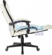 Кресло руководителя Бюрократ CH-824MSG-BF слоновая кость, эко.кожа/ткань, пластик