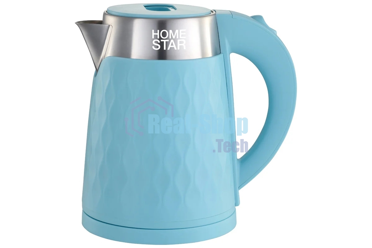 Чайник электрический HOMESTAR HS-1021 (1,7 л) голубой