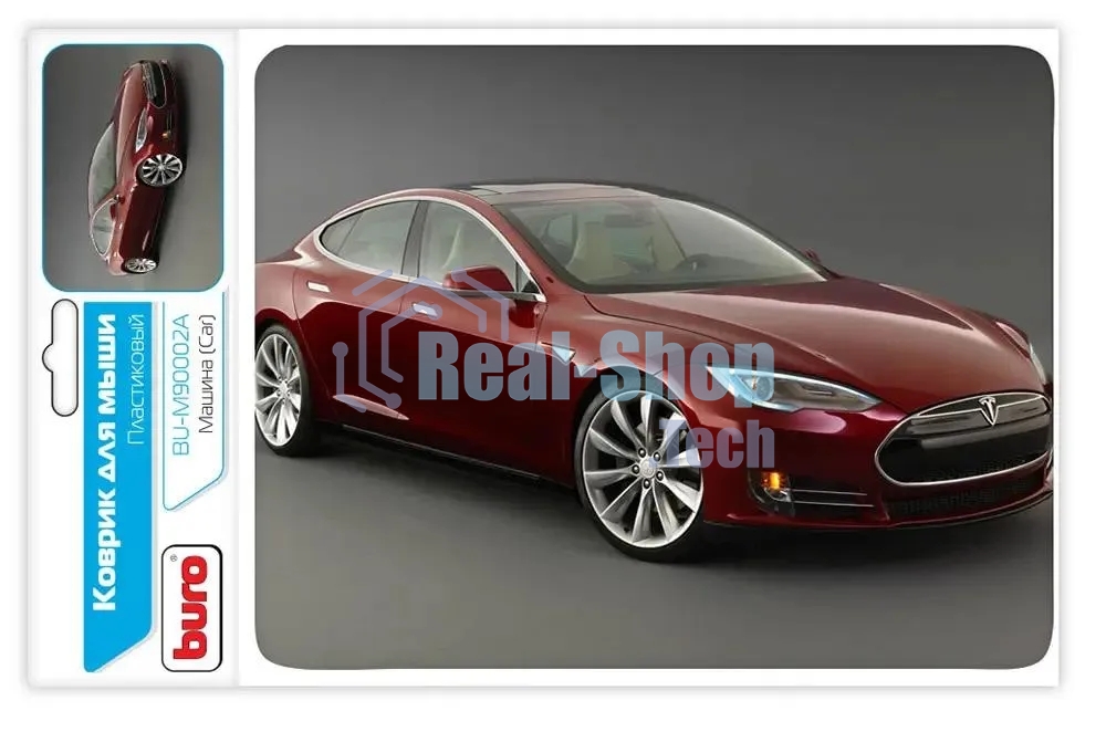 Коврик для мыши Buro BU-M90002 пластиковый автомобиль 230х180х2мм