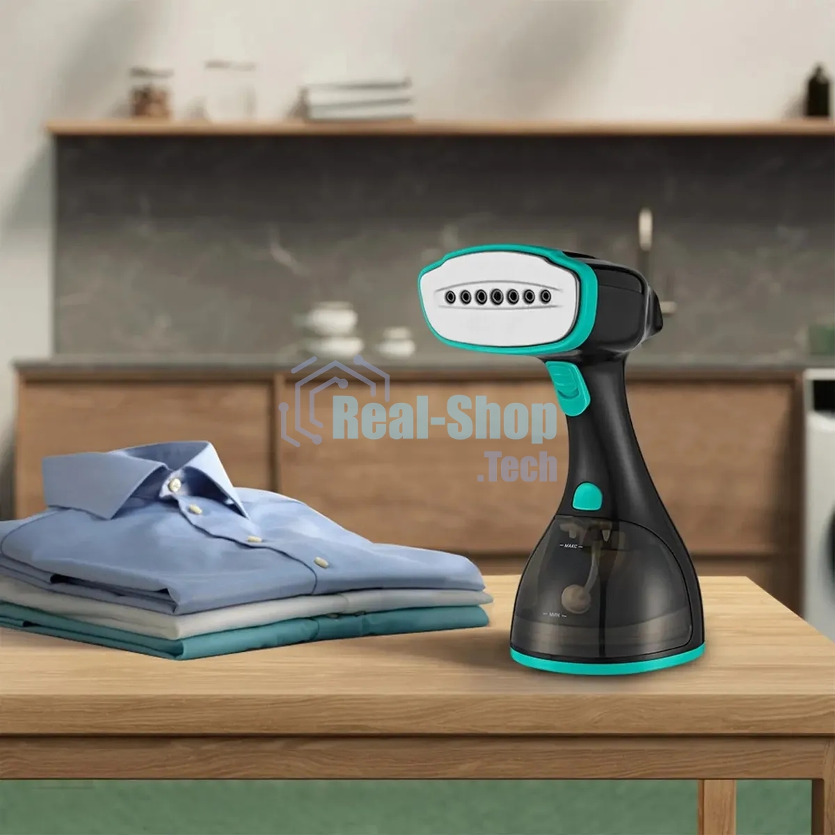 Ручной отпариватель KITFORT KT-9121-3 черно-бирюзовый